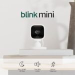 Blink Mini - 1080p HD Security Camera, Night Vision, Alexa (White)